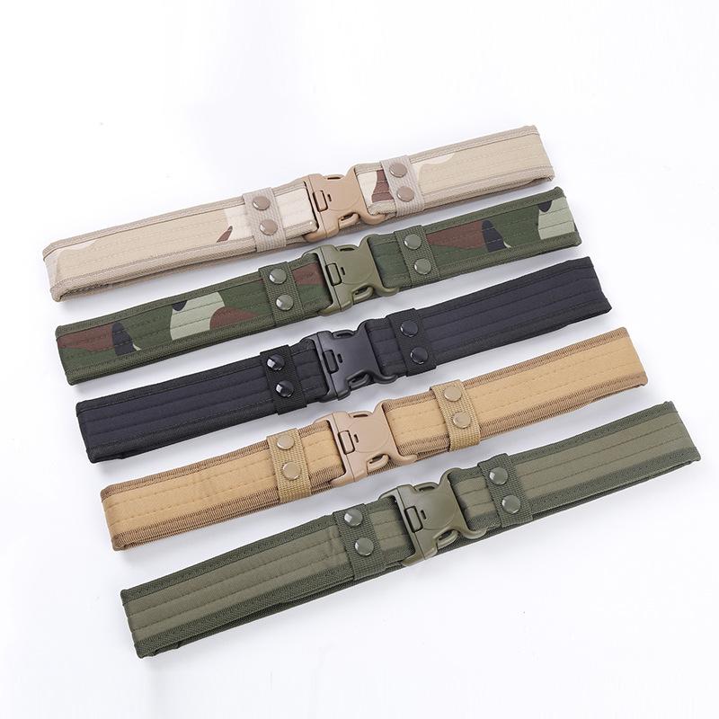 Belts Men's And Women's Sponge Tactical Outdoor Camping Mountaineering Belt Military Training Camouflage, Black;brown
Belts Men's And Women's Sponge Tactical Outdoor Camping Mountaineering Belt Military Training Camouflage, Black;brown