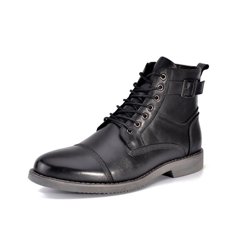Fashion Men Martin Boot Oxford Lace Up Formal Dress Shoes High Top Genuine Leather Sneakers Male Non-slip Ankle Boots Party Wedding Shoe 006, Color 1
Fashion Men Martin Boot Oxford Lace Up Formal Dress Shoes High Top Genuine Leather Sneakers Male Non-slip Ankle Boots Party Wedding Shoe 006, Color 1