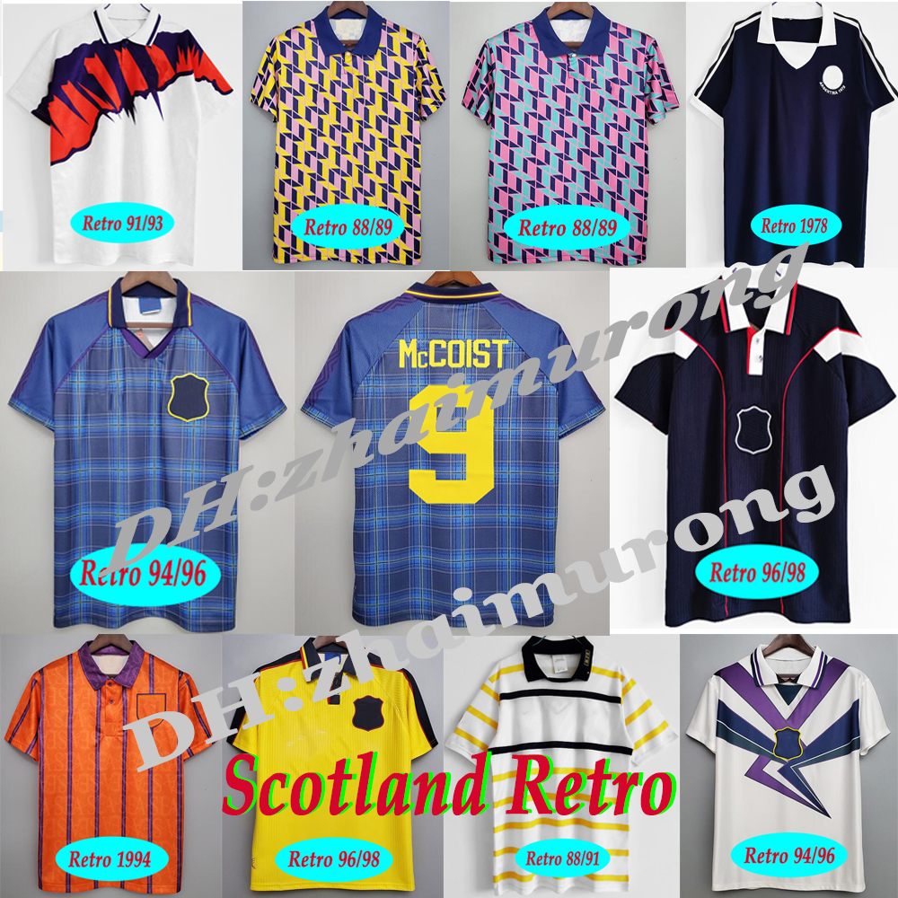 Scotland 1998 World Cup Final home Retro 1978 88 91 95 96 soccer Jerseys vintage old classic football shirt, Retro 91/93
Scotland 1998 World Cup Final home Retro 1978 88 91 95 96 soccer Jerseys vintage old classic football shirt, Retro 91/93