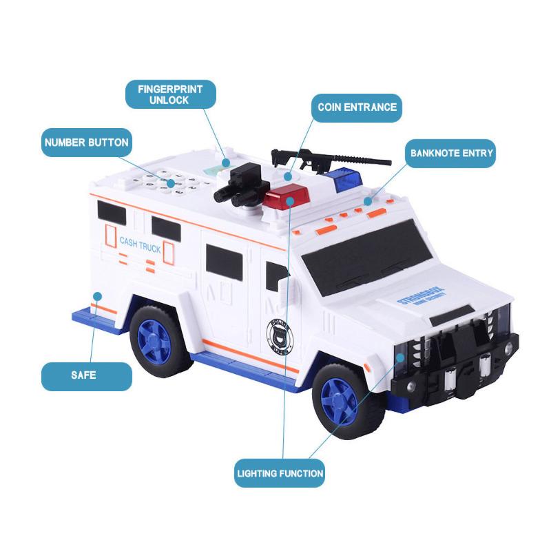 Piggy- Bank Money Saving Box Safe Car Truck Plastic Password Boxes For Kids Toy Household Storage Party Favor
Piggy- Bank Money Saving Box Safe Car Truck Plastic Password Boxes For Kids Toy Household Storage Party Favor