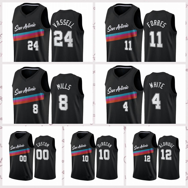 2021 Vintage Men Retro Basketball Jersey MILLS ALDRIDGE VASSELL Shirts FORBES DeMar DeRozan Derrick Breathable Black blue white Size S-2XL, Black;red
2021 Vintage Men Retro Basketball Jersey MILLS ALDRIDGE VASSELL Shirts FORBES DeMar DeRozan Derrick Breathable Black blue white Size S-2XL, Black;red