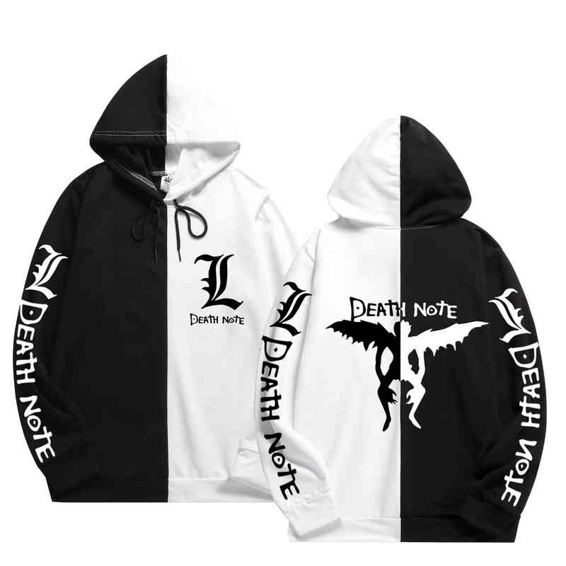 2021 Summer Japan Anime Death Note print Men's hoodies The Sharingan Patchwork Sweatshirt Thin Clothing Hoodie Sweatshirts G1229, Black
2021 Summer Japan Anime Death Note print Men's hoodies The Sharingan Patchwork Sweatshirt Thin Clothing Hoodie Sweatshirts G1229, Black