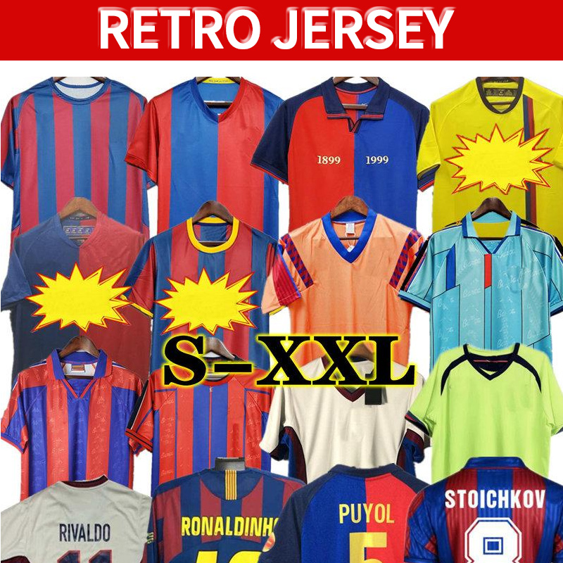 96 97 Ronaldo Retro soccer jerseys 1999 Stoitchkov FIGO RONALDINHO 08 09 07 91 92 Koeman Classic Henry Laudrup Guardiola XAVI PIQUE, Black
96 97 Ronaldo Retro soccer jerseys 1999 Stoitchkov FIGO RONALDINHO 08 09 07 91 92 Koeman Classic Henry Laudrup Guardiola XAVI PIQUE, Black