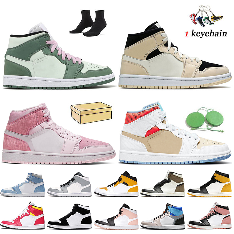 Jordan 1 Retro Air 1s Basketball Shoes Mid Dutch Green Barely Orange Digital Pink Sesame Mens Trainers High OG Hyper Royal Crimson Tint Toe Womens Sports Sneakers Box, B42 high og light smoke grey 36-46
Jordan 1 Retro Air 1s Basketball Shoes Mid Dutch Green Barely Orange Digital Pink Sesame Mens Trainers High OG Hyper Royal Crimson Tint Toe Womens Sports Sneakers Box, B42 high og light smoke grey 36-46