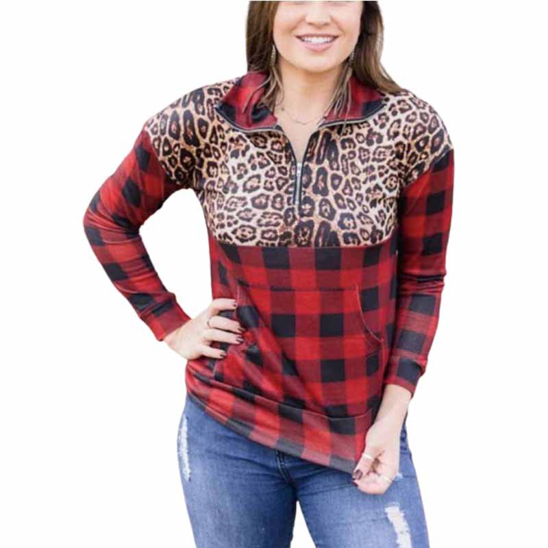 Womens Sweatshirts Fashion Leopard Pattern Hoodies Girls Casual Stripe Tops Streetwear Autumn Long Sleeves for Wholesale, Black
Womens Sweatshirts Fashion Leopard Pattern Hoodies Girls Casual Stripe Tops Streetwear Autumn Long Sleeves for Wholesale, Black