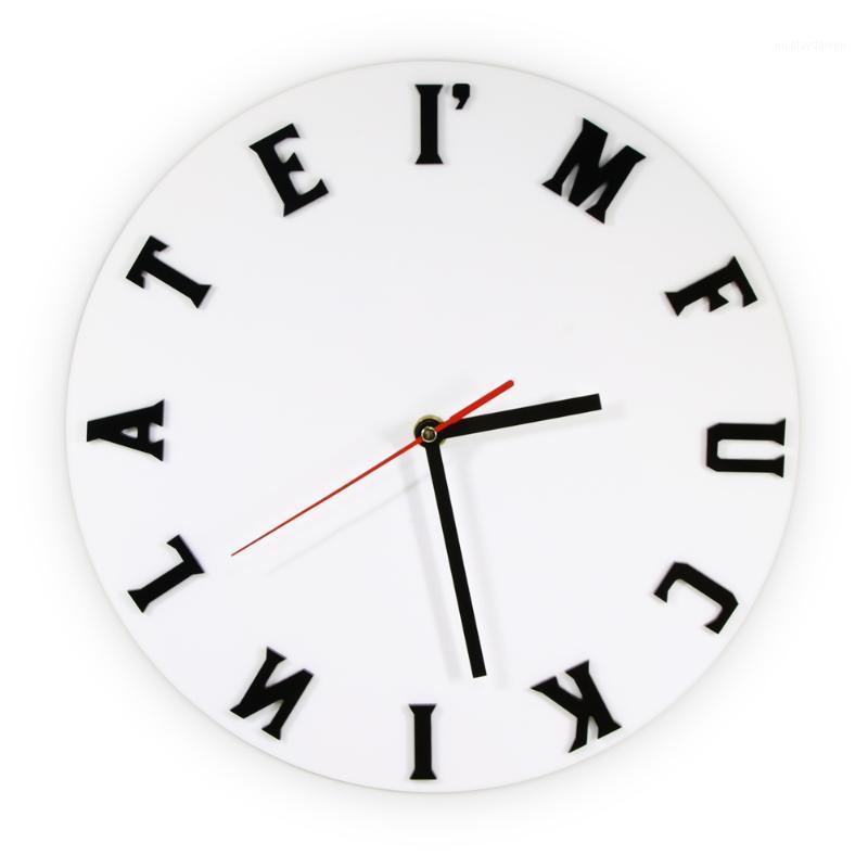 Wall Clocks 1Piece Personality Funny Present Mature Sweary I'm F#*kin Late Clock Modern Decorative Home Decor
Wall Clocks 1Piece Personality Funny Present Mature Sweary I'm F#*kin Late Clock Modern Decorative Home Decor
