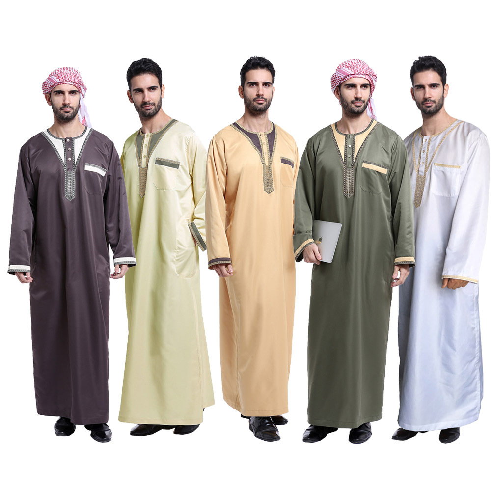 Muslim Islamic Clothing Men Jubba Thobe Poet O Ne Kimono Long Robe Saudi Musulman Wear Abaya Caftan Islam Dubai Arab Dress
Muslim Islamic Clothing Men Jubba Thobe Poet O Ne Kimono Long Robe Saudi Musulman Wear Abaya Caftan Islam Dubai Arab Dress