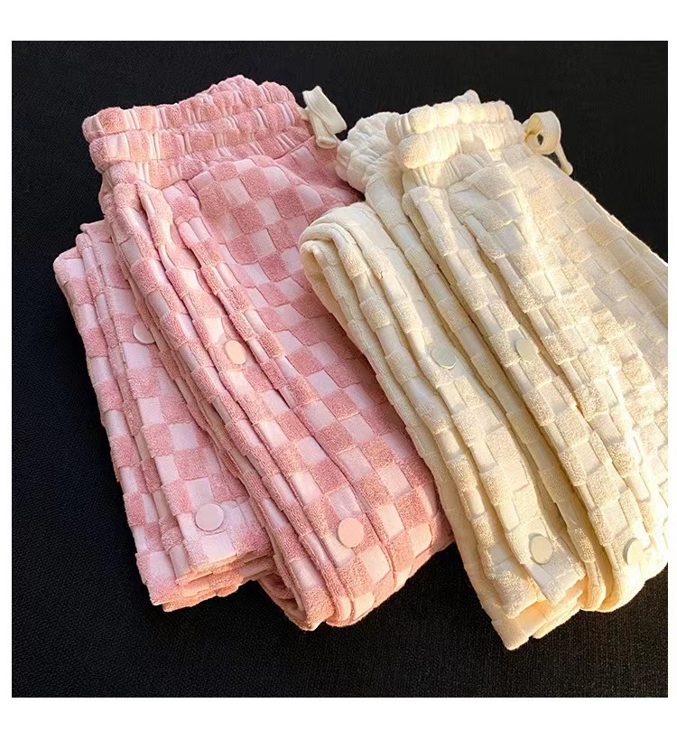 Women's straight leg pants plus velvet checkerboard breasted casual loose straight leg wide leg guard pants fashion sports pants #2022 cxvb, Pink
Women's straight leg pants plus velvet checkerboard breasted casual loose straight leg wide leg guard pants fashion sports pants #2022 cxvb, Pink