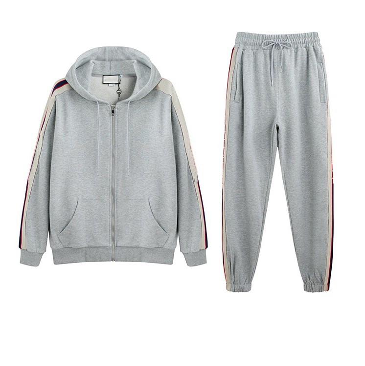 Sale Fashion sportswear stylist men's tracksuits classic zipper cardigan Hoodie simple sports pants casual women's suit 2, Gray
Sale Fashion sportswear stylist men's tracksuits classic zipper cardigan Hoodie simple sports pants casual women's suit 2, Gray
