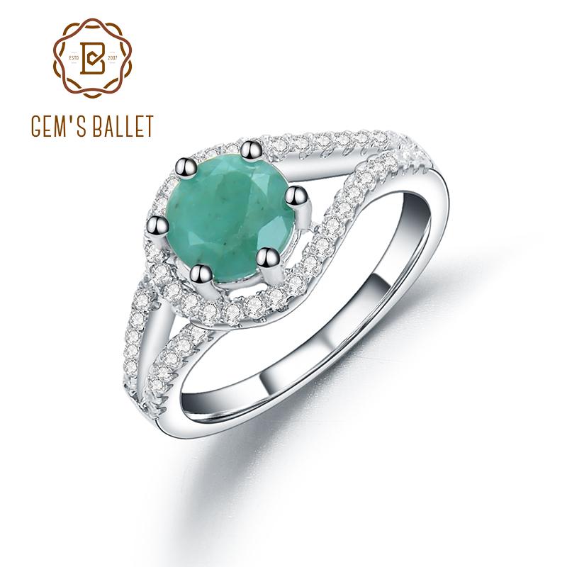 Cluster Rings GEM'S BALLET Classic 925 Sterling Silver Gemstone For Women Engagement Jewelry Natural Round Green Emerald Ring, Golden;silver
Cluster Rings GEM'S BALLET Classic 925 Sterling Silver Gemstone For Women Engagement Jewelry Natural Round Green Emerald Ring, Golden;silver