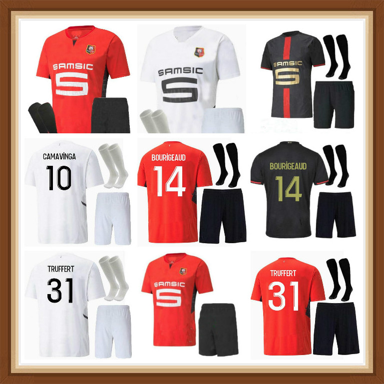 Stade Rennais soccer jerseys Rennes 120th Anniversary maillot de foot 2021 2022 CAMAVINGA BOURIGEAUD NIANG DOKU HUNOU Men+kids kits football, Black
Stade Rennais soccer jerseys Rennes 120th Anniversary maillot de foot 2021 2022 CAMAVINGA BOURIGEAUD NIANG DOKU HUNOU Men+kids kits football, Black