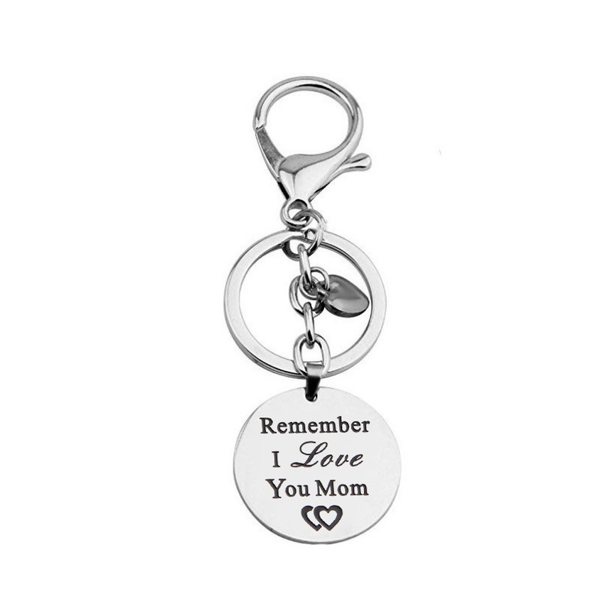 Love Dad Mom Son Coin Key Ring Heart Charm Stainless Steel Keychain Holder Bag Hangs Fashion Jewelry for Women Men Will and Sandy
Love Dad Mom Son Coin Key Ring Heart Charm Stainless Steel Keychain Holder Bag Hangs Fashion Jewelry for Women Men Will and Sandy