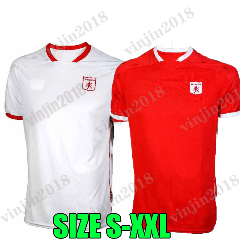 2021 2022 América de Cali soccer jerseys home red away white 21 22 Rafael Carrascal Jeison Lucumí Yesús Cabrera Duvan Vergara football shirts maillot de foot thailand
2021 2022 América de Cali soccer jerseys home red away white 21 22 Rafael Carrascal Jeison Lucumí Yesús Cabrera Duvan Vergara football shirts maillot de foot thailand