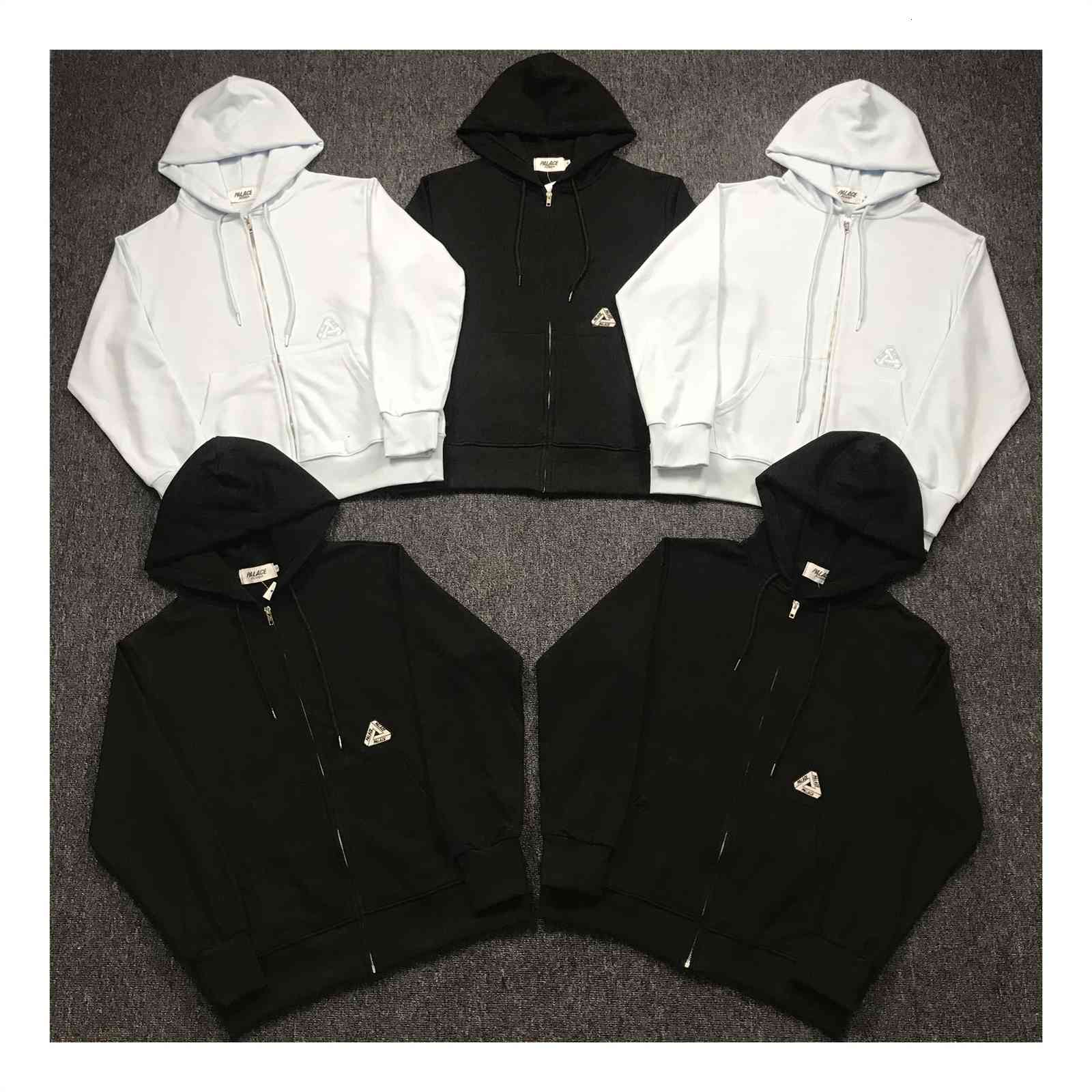 Palace power basic triangle embroidery men's and women's zipper long sleeve Hoodie hoodie coat, Black
Palace power basic triangle embroidery men's and women's zipper long sleeve Hoodie hoodie coat, Black