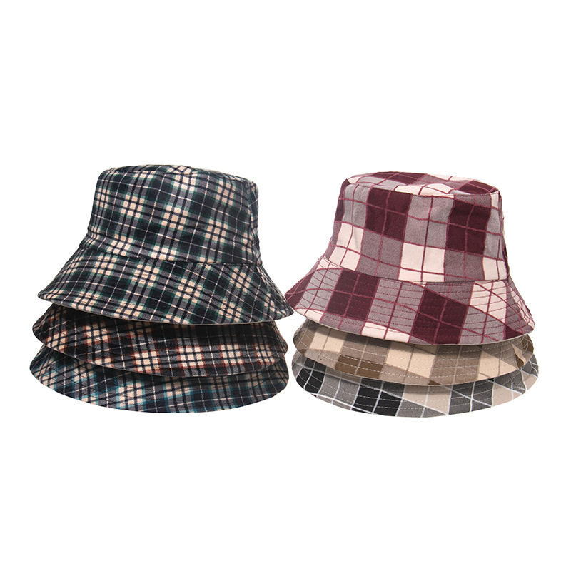 Bucket Hat Womens Summer Japanese Style Face-Covering Plaid Trendy Big Brim Sun-Proof Sun Reversible No. 1, Small plaid-navy blue
Bucket Hat Womens Summer Japanese Style Face-Covering Plaid Trendy Big Brim Sun-Proof Sun Reversible No. 1, Small plaid-navy blue