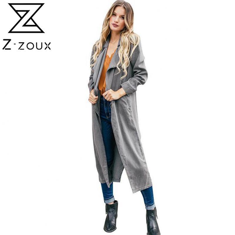 Women Trench Coat Plus Size Long Windbreaker Vintage Casual Gray Overcoat Autumn Winter s Fashion 210524
Women Trench Coat Plus Size Long Windbreaker Vintage Casual Gray Overcoat Autumn Winter s Fashion 210524