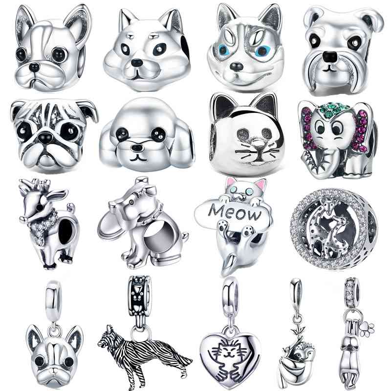 Pet Dog fit Europe Bracelet Beads 925 Sterling Silver Shiba Inu Wolf Monkey Charm Deer Elephant Cat Jewelry Making
Pet Dog fit Europe Bracelet Beads 925 Sterling Silver Shiba Inu Wolf Monkey Charm Deer Elephant Cat Jewelry Making