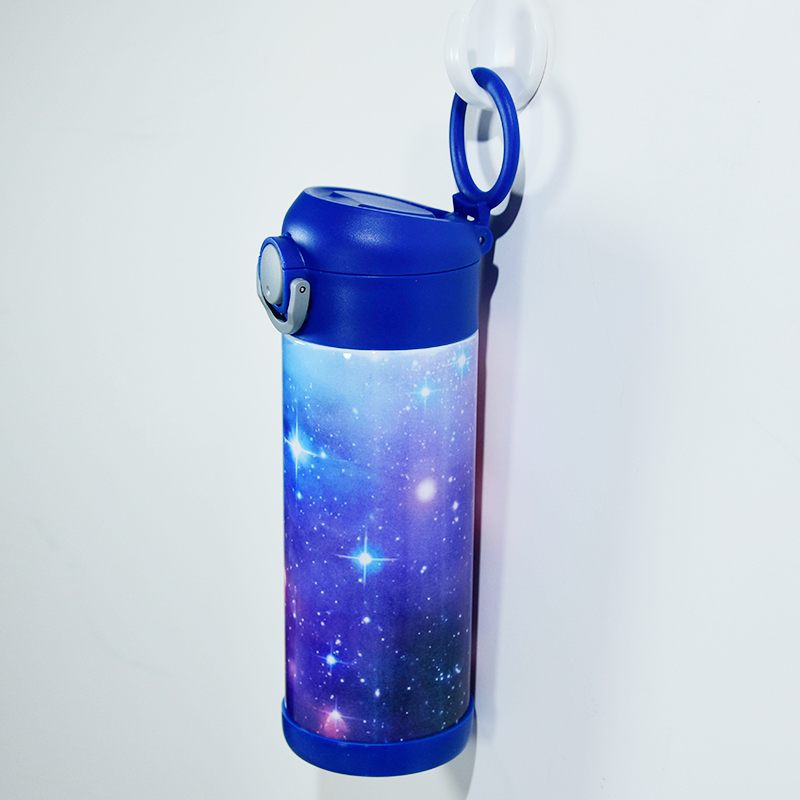 sublimation straight sippy cup 12oz kids watter bottle stainless steel kid straw bottles good quality for child Can be hung