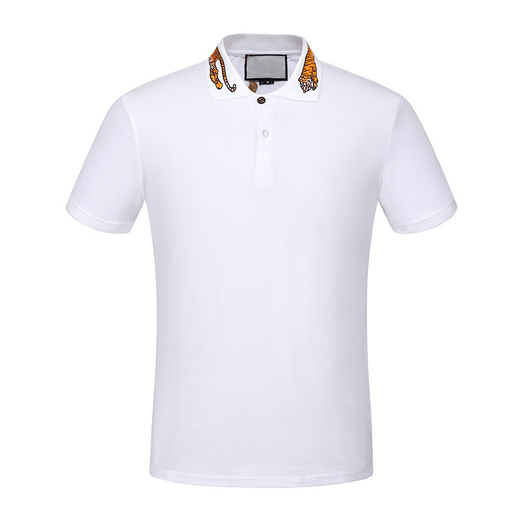 New Luxuryt Designers T-shirt for men stripe Fashion poloshirt shirt men High street Snake Little Bee Tiger print mens polo shirt, White;black
New Luxuryt Designers T-shirt for men stripe Fashion poloshirt shirt men High street Snake Little Bee Tiger print mens polo shirt, White;black