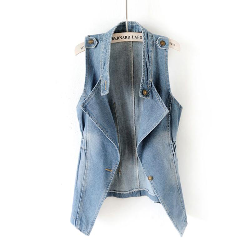 Women's Vests Plus Size Lapel Denim Jacket For Women Sleeveless Slim Long Trench Coat Spring And Autumn Fashion Waistcoat Top Vest, Light blue
Women's Vests Plus Size Lapel Denim Jacket For Women Sleeveless Slim Long Trench Coat Spring And Autumn Fashion Waistcoat Top Vest, Light blue