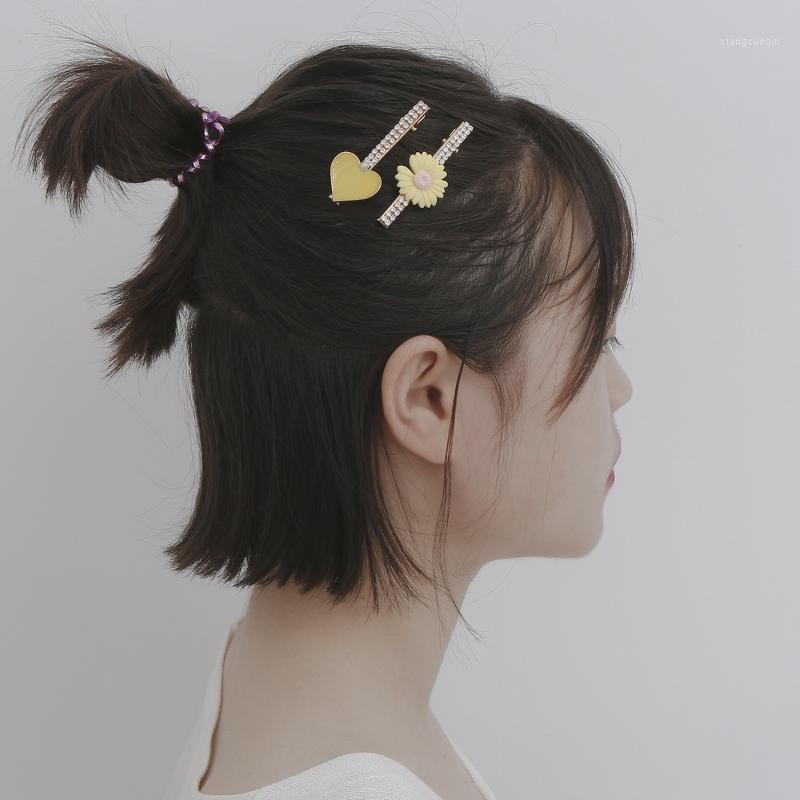 Metal Girls Hair Accessories Cute Shining Korean Wholesale Candy Color Daisy Love Hairpins Two Clips & Barrettes, Golden;silver
Metal Girls Hair Accessories Cute Shining Korean Wholesale Candy Color Daisy Love Hairpins Two Clips & Barrettes, Golden;silver