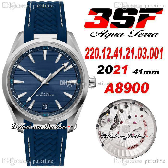 3SF Aqua Terra A8900 Automatic Mens Watch Steel Case Blue Horizontal Teak Pattern Dial Stick Rubber With White Line Super Edition 220.12.41.21.03.001 Puretime 01e5, Customized waterproof service
3SF Aqua Terra A8900 Automatic Mens Watch Steel Case Blue Horizontal Teak Pattern Dial Stick Rubber With White Line Super Edition 220.12.41.21.03.001 Puretime 01e5, Customized waterproof service