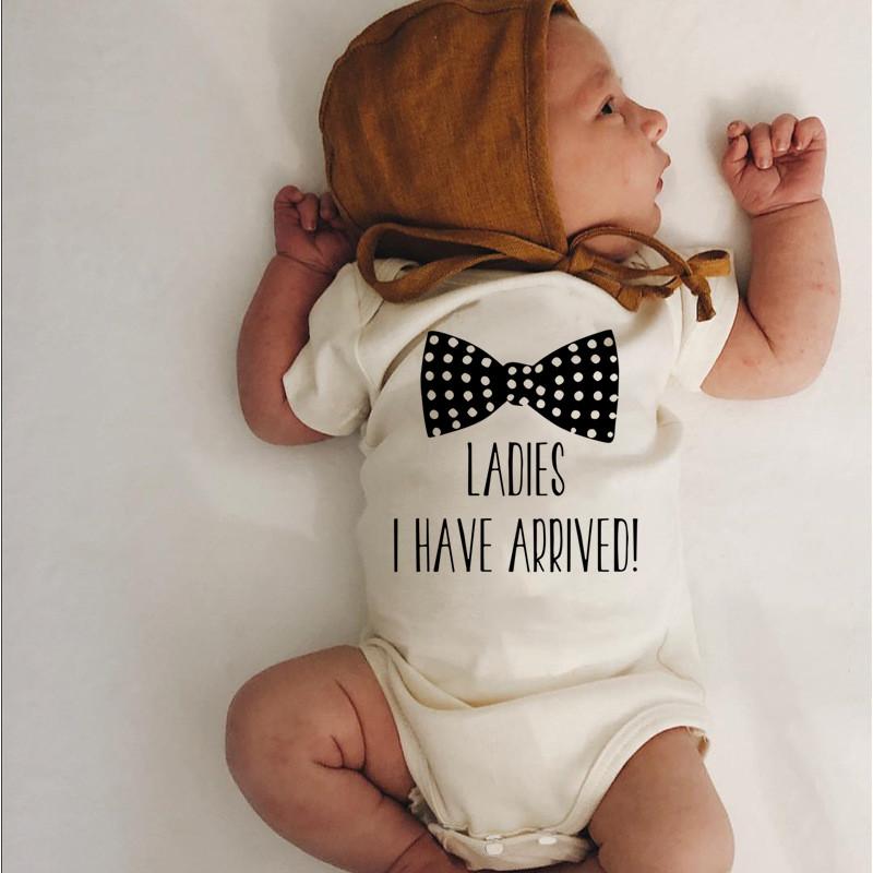 Rompers Cute Ladies I Have Arrived Print Funny Born Boy Bodysuit Letters Short Sleeve Infant Baby Girl Jumpsuit Outfit 0-24M, Blank
Rompers Cute Ladies I Have Arrived Print Funny Born Boy Bodysuit Letters Short Sleeve Infant Baby Girl Jumpsuit Outfit 0-24M, Blank