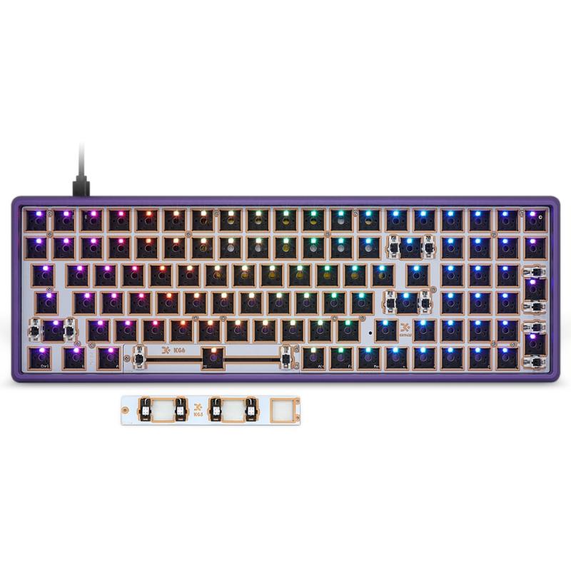 Keyboard Mouse Combos EPOMAKER GK96X/GK96XS Drum CNC Bluetooth 5.1 Swappable Kit, With RGB Backlit, Type-C Interface, Fully Programmable
Keyboard Mouse Combos EPOMAKER GK96X/GK96XS Drum CNC Bluetooth 5.1 Swappable Kit, With RGB Backlit, Type-C Interface, Fully Programmable
