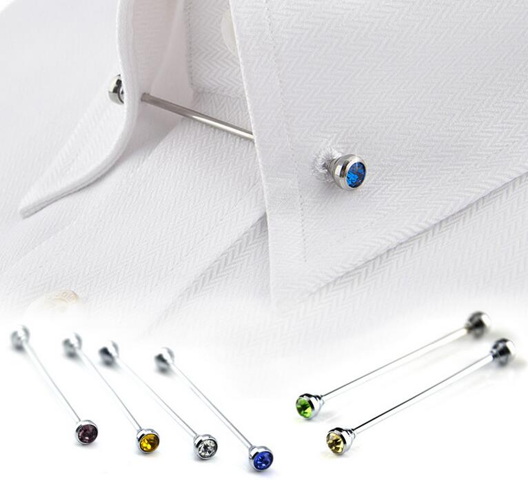 Crystal Tie Bar Mens Shirt Collar Pin Necktie Ties Clip Clasp Brooch Barbell Lapel Stick Collars Buckle
Crystal Tie Bar Mens Shirt Collar Pin Necktie Ties Clip Clasp Brooch Barbell Lapel Stick Collars Buckle