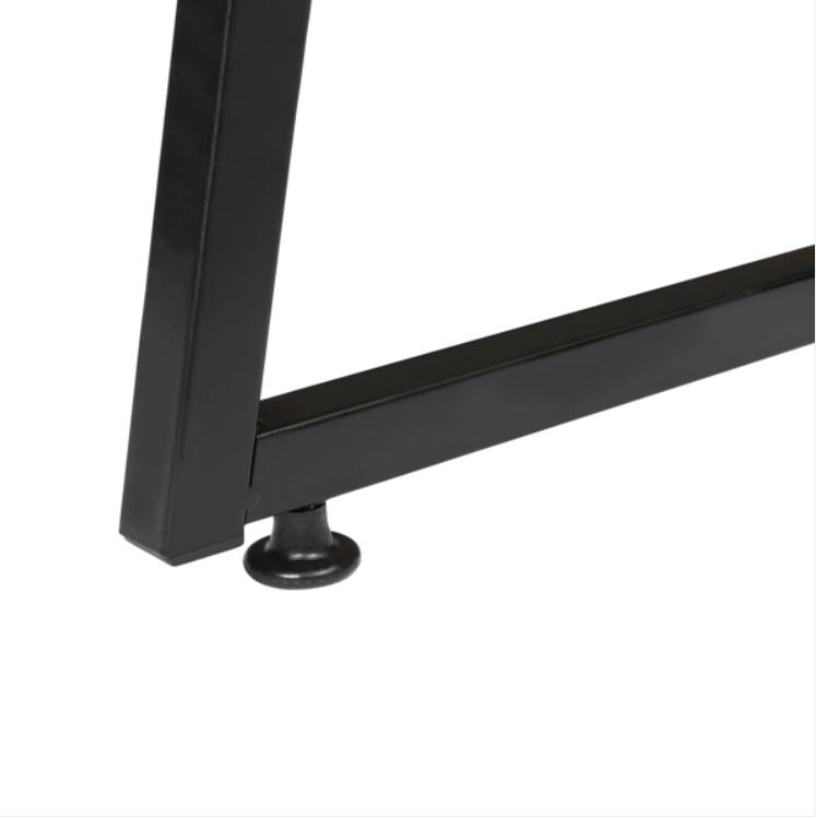 Sales!!! School Supplies Wholesales 120cm Vintage Color Particleboard With Triamine On The Table Shelf Layer Computer Desk