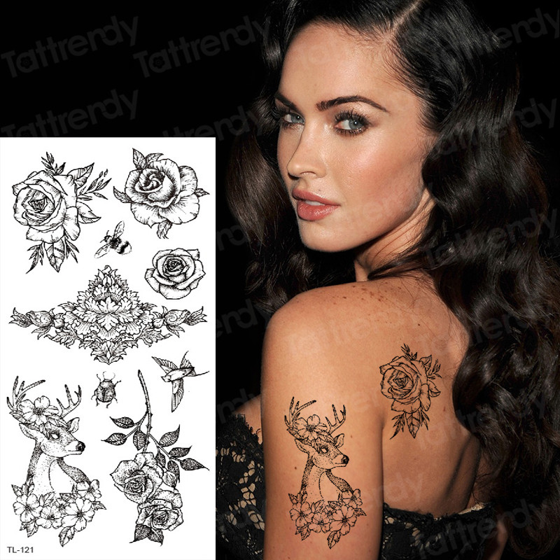 Waterproof temporary tattoos sticker tattoo stickers fake sleeve tatoo body art for girls underboob rose flower owl butterfly birds women arm sexy lace henna
Waterproof temporary tattoos sticker tattoo stickers fake sleeve tatoo body art for girls underboob rose flower owl butterfly birds women arm sexy lace henna