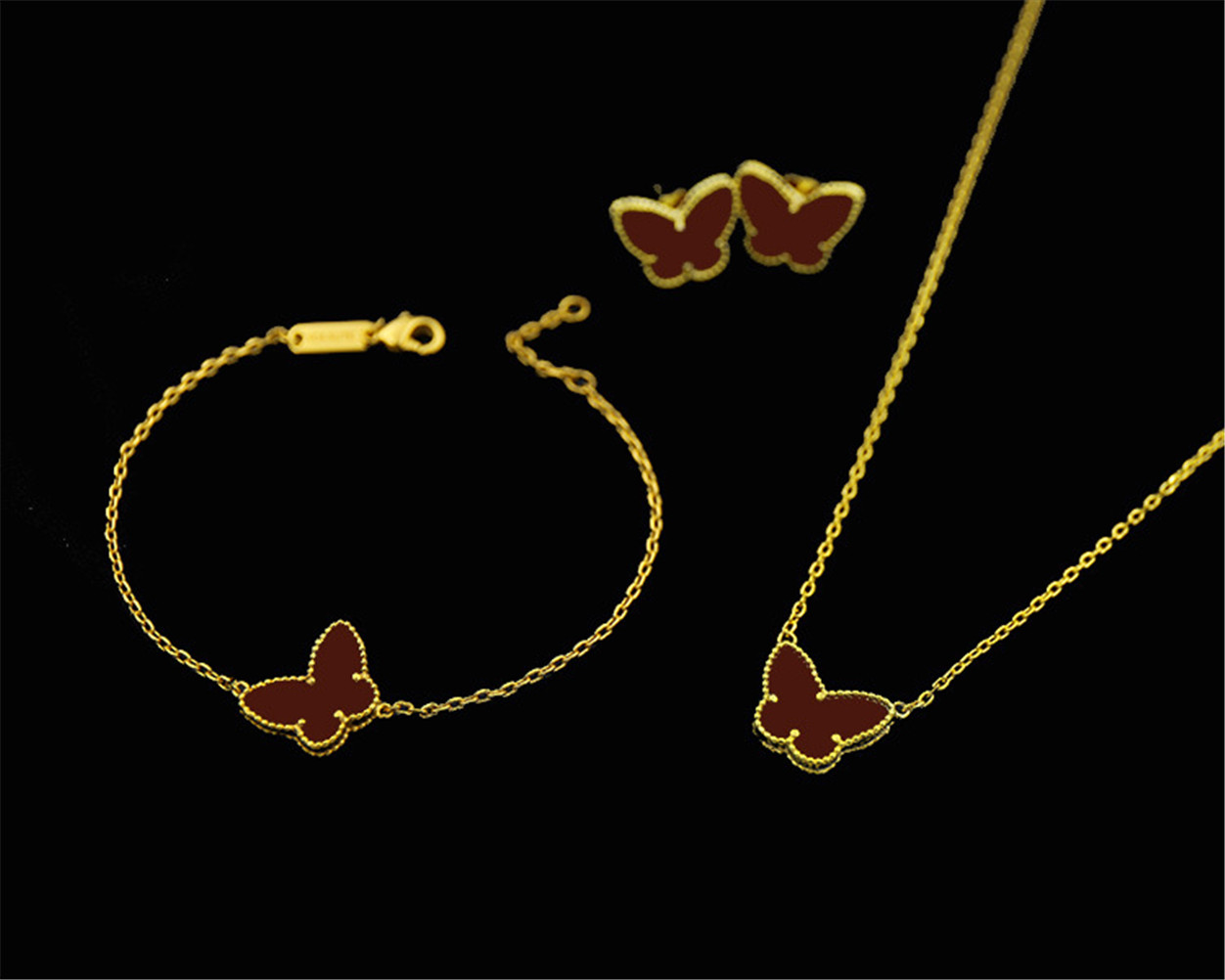 Van 18K Gold Fashion Classic Sweet 4/Four Leaf Clover Butterfly Earrings Bracelet Necklace Jewelry Set for S925 Silver Van Women&Girls Wedding Valentine's Day Gift, White-gold
Van 18K Gold Fashion Classic Sweet 4/Four Leaf Clover Butterfly Earrings Bracelet Necklace Jewelry Set for S925 Silver Van Women&Girls Wedding Valentine's Day Gift, White-gold