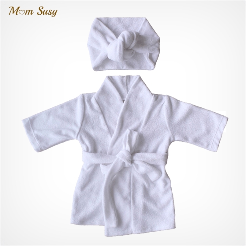 born Baby Boy Girl Robe Set 100% Cotton Toweling Terry Infant Bathrobe Hooded Sleeprobe With Headwear Home Suit 0-2Y 211109, White
born Baby Boy Girl Robe Set 100% Cotton Toweling Terry Infant Bathrobe Hooded Sleeprobe With Headwear Home Suit 0-2Y 211109, White