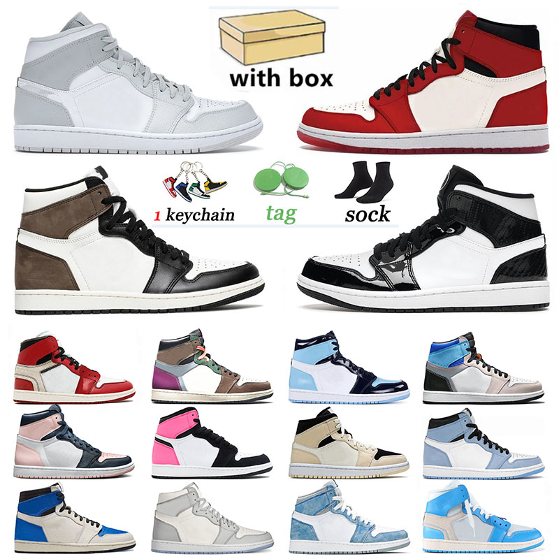 Jumpman 1 Basketball shoes High OG Men Women University blue Retro Obsidian UNC Banned Bred Toe Bubble Gum Trainers Chicago Red Mid Sport Sneakers, B34 36-46 satin black toe
Jumpman 1 Basketball shoes High OG Men Women University blue Retro Obsidian UNC Banned Bred Toe Bubble Gum Trainers Chicago Red Mid Sport Sneakers, B34 36-46 satin black toe