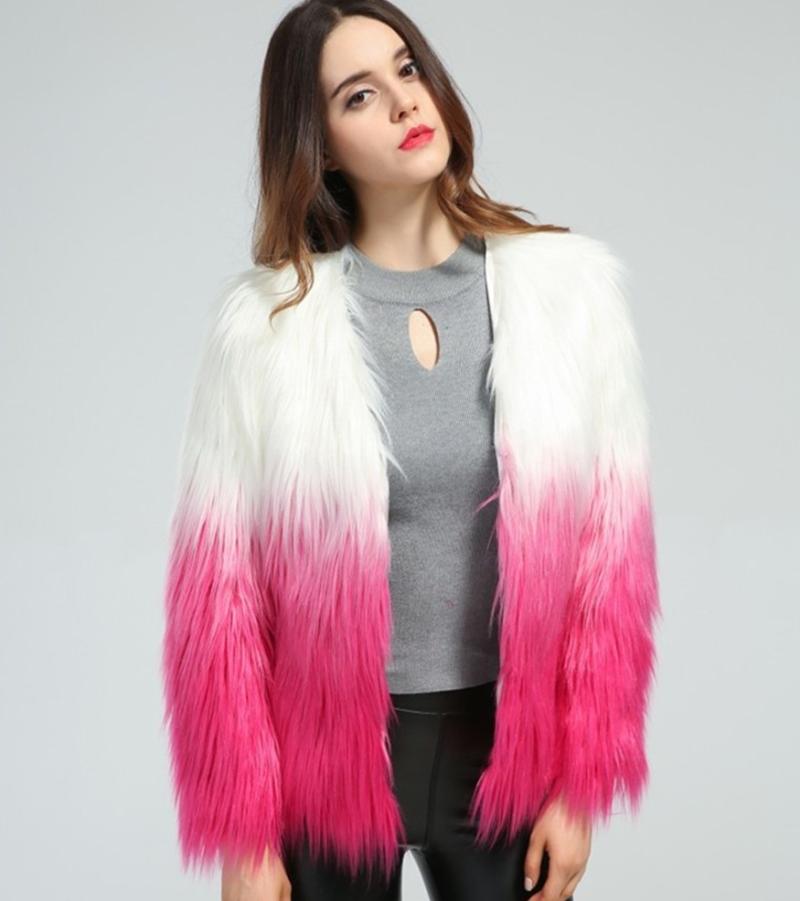 Women's Fur & Faux Color Matching Thicken Coat High Quality Trend Furry Fashion Temperament Jacket Warm Outwear Simple Wild Elegant Tops, Black
Women's Fur & Faux Color Matching Thicken Coat High Quality Trend Furry Fashion Temperament Jacket Warm Outwear Simple Wild Elegant Tops, Black