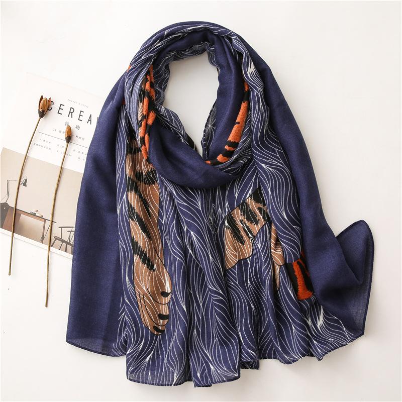 Berets Fashion Autumn Women Viscose Scarf Paisley Animal Leopard Hijab Shawls And Wraps Female Foulard Echarpe Muslim 180*90Cm, Blue;gray
Berets Fashion Autumn Women Viscose Scarf Paisley Animal Leopard Hijab Shawls And Wraps Female Foulard Echarpe Muslim 180*90Cm, Blue;gray