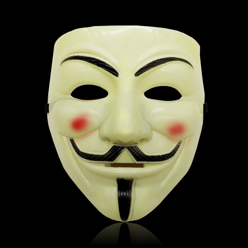 Halloween Masquerade V for Vendetta Hacker Mask Anonymous Guy Masks for Adults