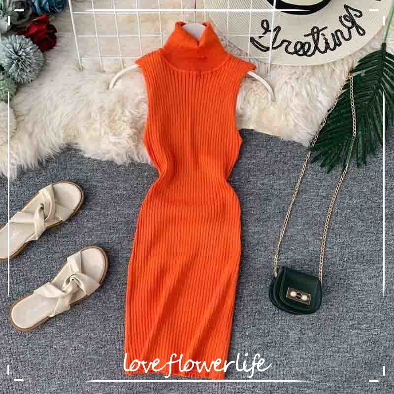 Turtleneck Sweater Women Dress Autumn Sleeveless Solid Sexy Knitted Dress Ladies Bodycon Slim Tank Dress Bottoming Vestidos 210521, Black
Turtleneck Sweater Women Dress Autumn Sleeveless Solid Sexy Knitted Dress Ladies Bodycon Slim Tank Dress Bottoming Vestidos 210521, Black