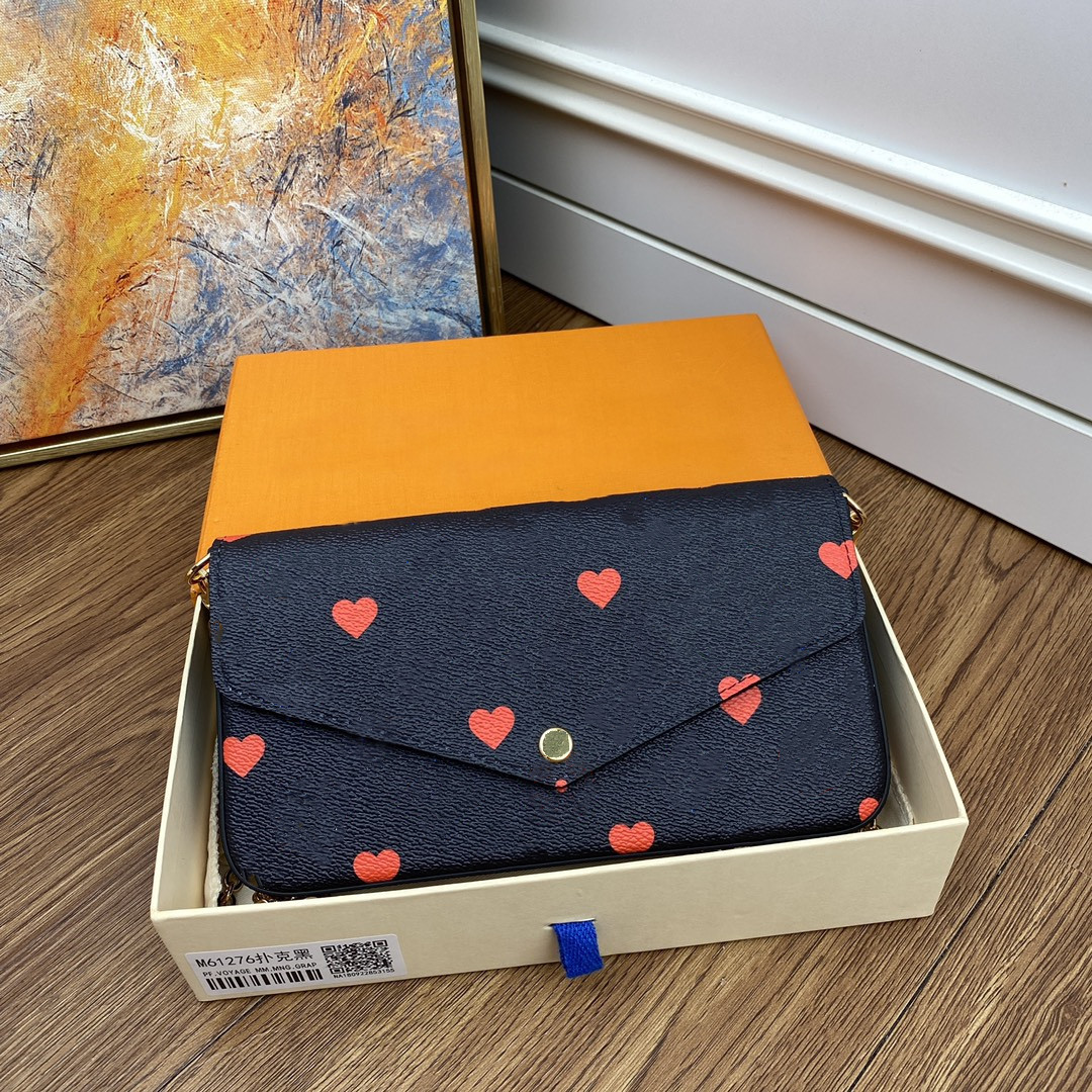Felicie Pochette Bags Luxury designer handbag Genuine Leather wallet High-quality fashion Handbags Ladies shoulder messenger bag Purse
Felicie Pochette Bags Luxury designer handbag Genuine Leather wallet High-quality fashion Handbags Ladies shoulder messenger bag Purse
