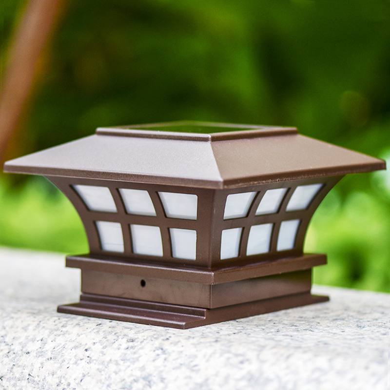 Coffee Column Head Lead Solar Lamp Sun Lights Outdoor Lighting IP65 Waterproof Decorative Wall Lamps Garden Post Cap Fence Light Continue Wo
Coffee Column Head Lead Solar Lamp Sun Lights Outdoor Lighting IP65 Waterproof Decorative Wall Lamps Garden Post Cap Fence Light Continue Wo