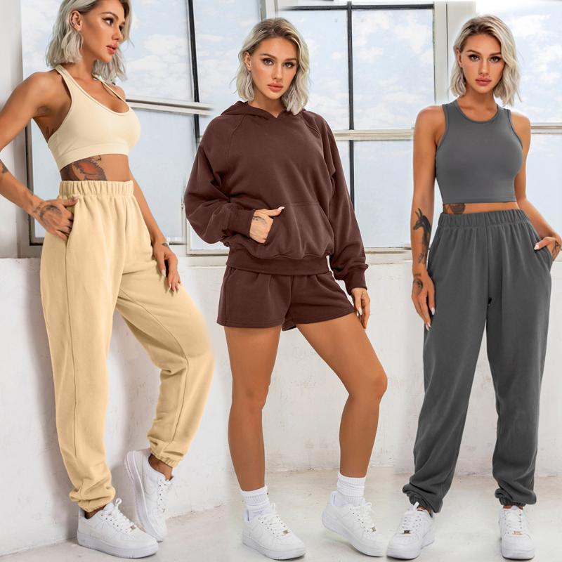 Gym Clothing Winter Hoodie Suit Tracksuit Women Fitness Set Hooded Sportswear Plus Velvet Loose Pants Sport Vest Bra Top Clothes, White;black
Gym Clothing Winter Hoodie Suit Tracksuit Women Fitness Set Hooded Sportswear Plus Velvet Loose Pants Sport Vest Bra Top Clothes, White;black