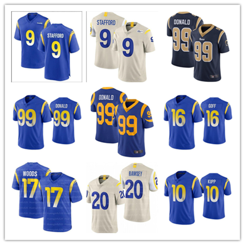 High quality Los Angeles Rams Football Jersey 9 Matthew Stafford LA 99 Aaron Donald 10 Cooper Kupp 17 Robert Woods 20 Jalen, Black;red
High quality Los Angeles Rams Football Jersey 9 Matthew Stafford LA 99 Aaron Donald 10 Cooper Kupp 17 Robert Woods 20 Jalen, Black;red