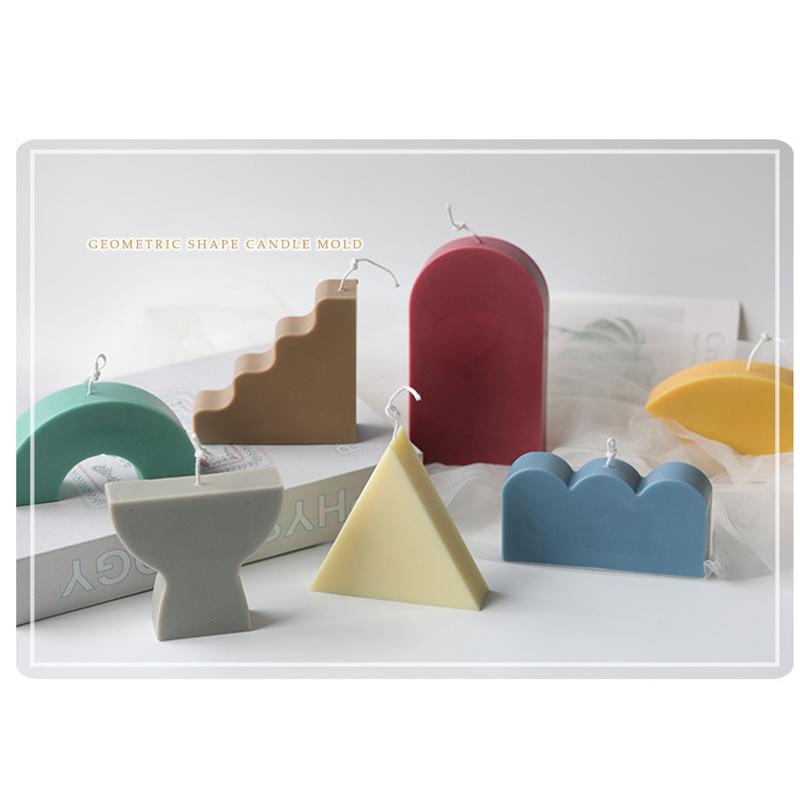 Geometric Shape Candle Mould Simple Line Wax Model Home Decoration Round Pear Shaped Silicone Mold Craft Tools
Geometric Shape Candle Mould Simple Line Wax Model Home Decoration Round Pear Shaped Silicone Mold Craft Tools