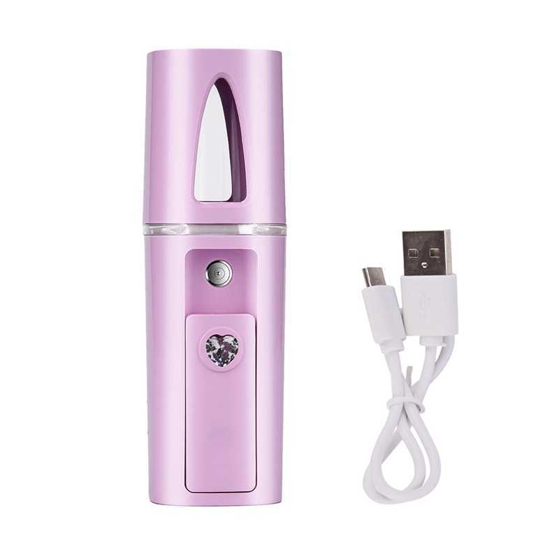 USB Portable Nano Mist Sprayer Facial Body Nebulizer Steamer Moisturizing Skin Care Mini Face Spray Beauty Tools Wholesale