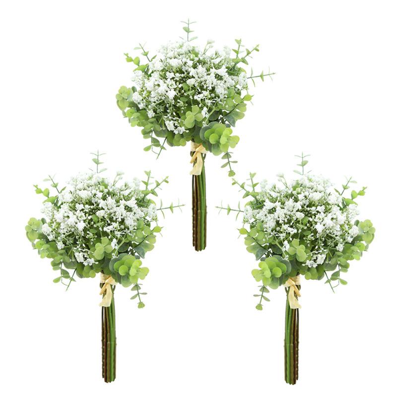 Decorative Flowers & Wreaths Vivid Artificial Flower Eucalyptus Leaf Gypsophila Bunch For Wedding Home Decoration Fake Pography Potted Plant
Decorative Flowers & Wreaths Vivid Artificial Flower Eucalyptus Leaf Gypsophila Bunch For Wedding Home Decoration Fake Pography Potted Plant