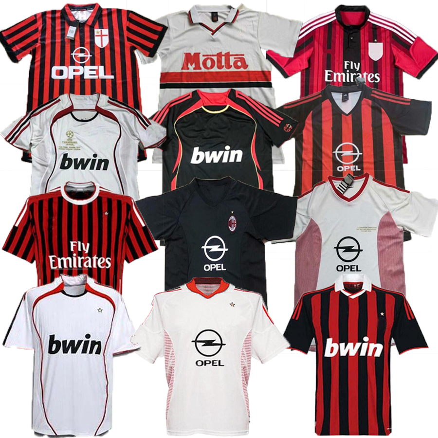 Retro home 96 97 99 Gullit SOCCER JERSEY 02 03 04 05 Maldini Van Basten football RONALDO KAKA Inzaghi AC 06 07 MILAN Rivaldo SHEVCHENKO Bare, Black
Retro home 96 97 99 Gullit SOCCER JERSEY 02 03 04 05 Maldini Van Basten football RONALDO KAKA Inzaghi AC 06 07 MILAN Rivaldo SHEVCHENKO Bare, Black