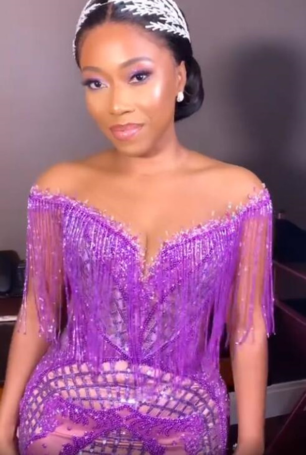 2021 Plus Size Arabic Aso Ebi Luxurious Lilac Mermaid Prom Dresses Lace Beaded Sheer Neck Evening Formal Party Second Reception Gowns Dress ZJ738