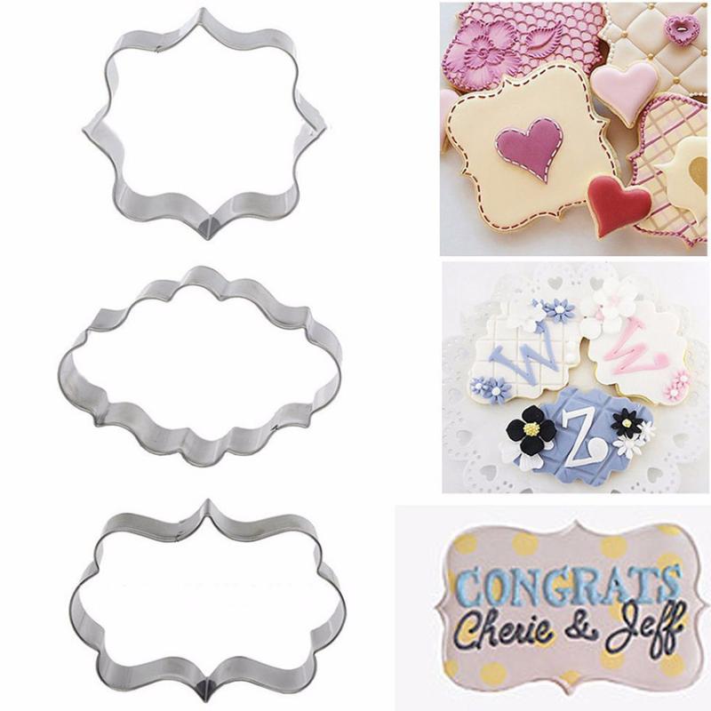 Baking Moulds Sugar Biscuit Mold 3Pcs Plaque Cutter Cookies Frame DIY Cake Oval Square Rectangle Fancy Stainless Cookie
Baking Moulds Sugar Biscuit Mold 3Pcs Plaque Cutter Cookies Frame DIY Cake Oval Square Rectangle Fancy Stainless Cookie