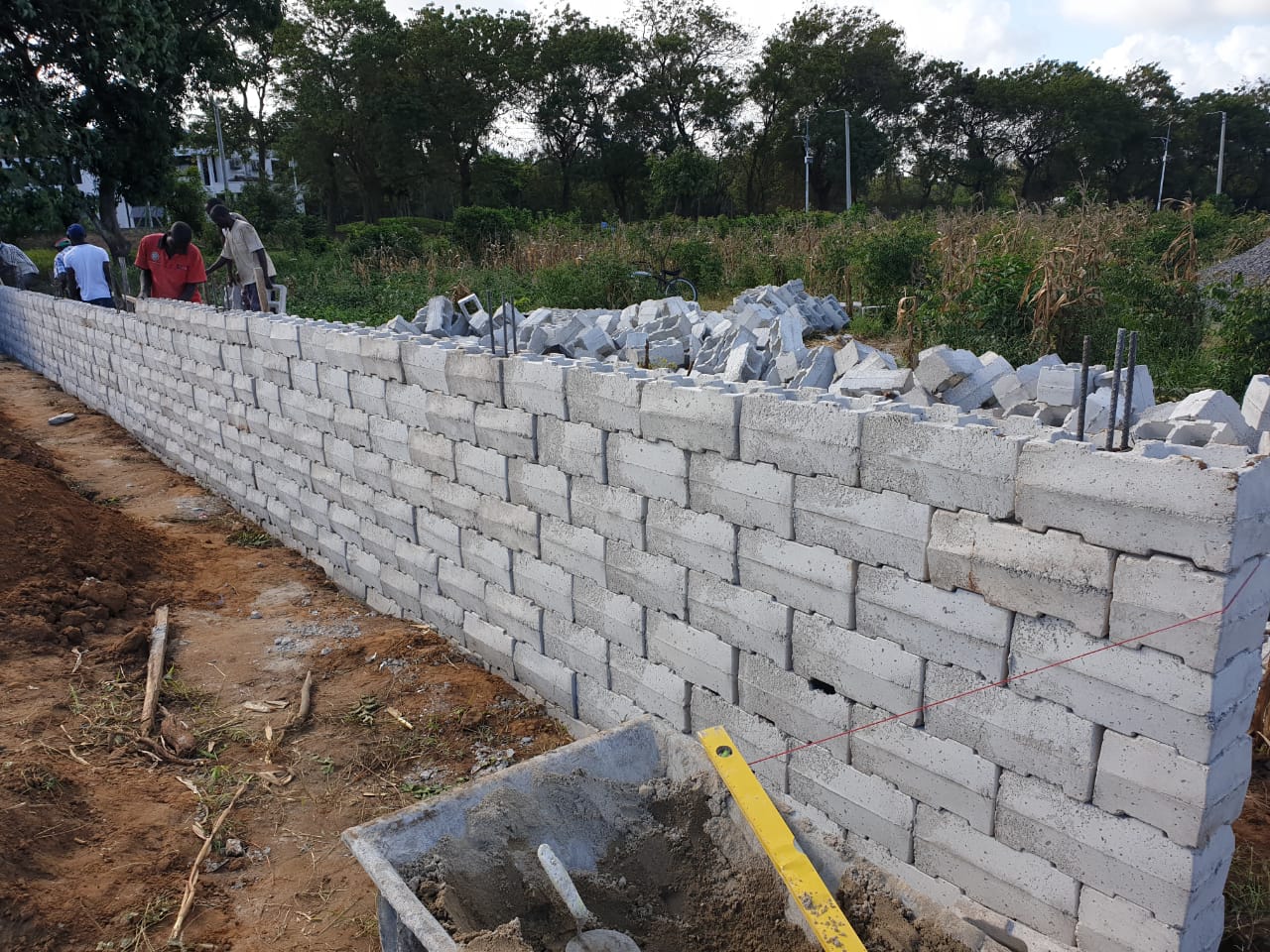 Hollow Interlocking brick Mold for building house 400200200mm