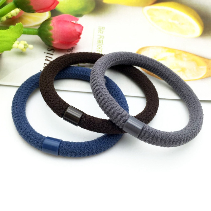 Women Girls Colorful Nylon Elastic Hair Ties Bands Ponytail Holder Rubber Band Headband Hairs Accessories 0361